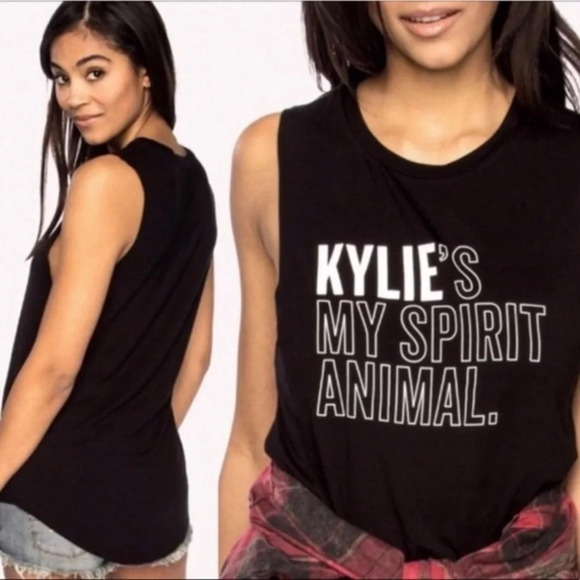 CHRLDR Kylie’s My Spirit Animal Muscle Tee - Picture 1 of 6